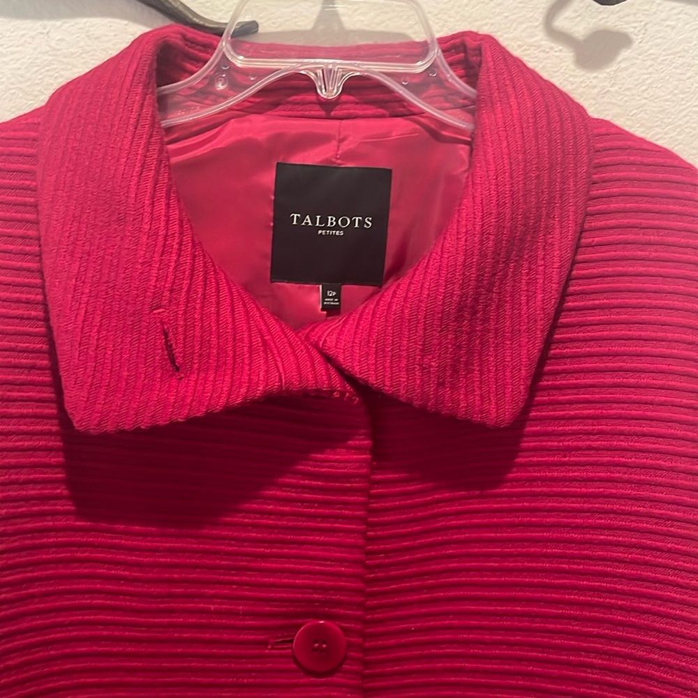 Talbots warm winter cocoon coat